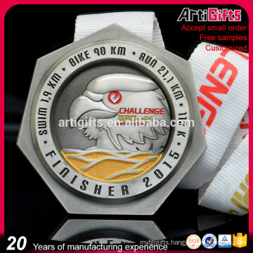 Design Your Own Miraculous Souvenir Marathon Running Cheap Award Sport Medals with Ribbon